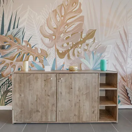 Appartement Le Tikanah Port Nature 8 - Rez Jardin - Terrasse - Parking - Village Naturiste Agde