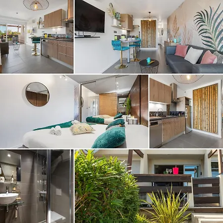 Le Tikanah Port Nature 8 - Rez Jardin - Terrasse - Parking - Village Naturiste Agde