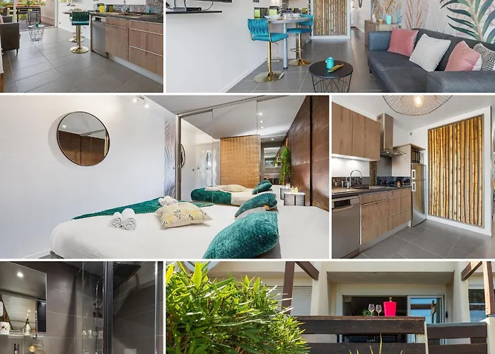 Le Tikanah Port Nature 8 - Rez Jardin - Terrasse - Parking - Village Naturiste Agde